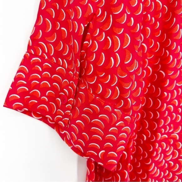 Hobbs London  Marciella Tunic Dress Size 14 Pink Orange - Picture 7 of 7